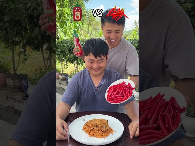 Left or right? #food #challenge