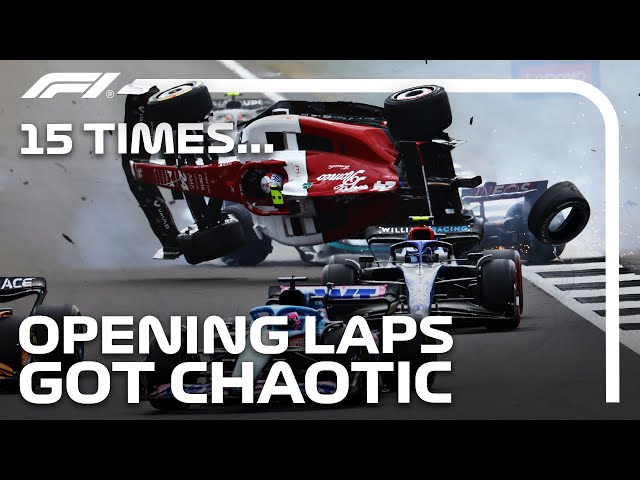 15 Times Opening Laps in F1 Were Pure Chaos