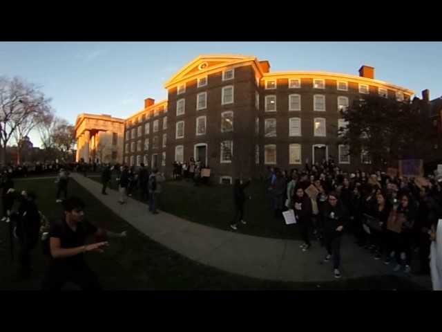 360 video: Brown University Walkout 11/16/2016