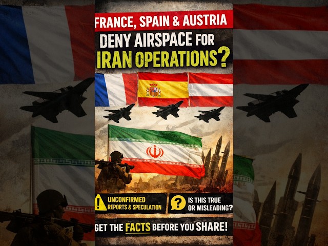 Spain, France & Austria DENY U.S. Airspace? Truth or Viral Propaganda 🤔✈️