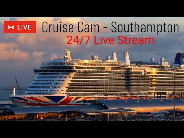 Cruise Cam - Southampton Cruise Ship Live Stream (24/7) Port of Southampton Ocean Terminal 46 Berth