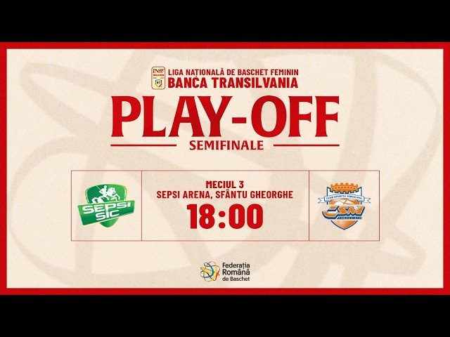 Liga Nationala de Baschet Feminin BT 25/26- ACS Sepsi Sic Sfantu Gheorghe vs CSM CSU Targoviste