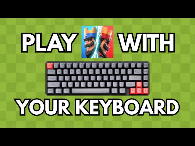 YOU CONTROL THIS CLASH ROYALE MATCH WITH YOUR KEYBOARD!