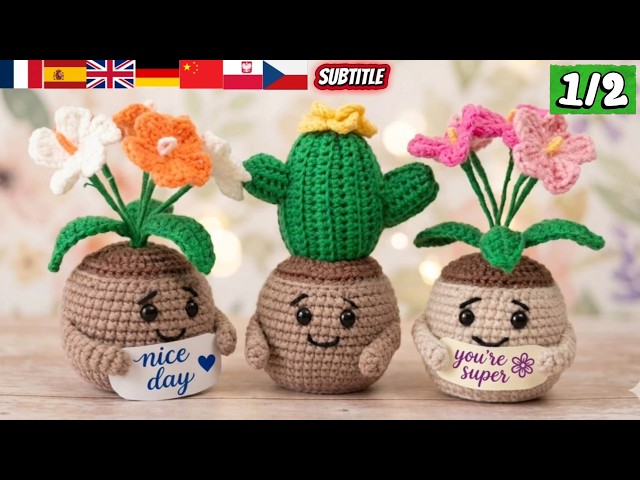 EMOTIONAL crochet flower🌺DIY EMOTIONAL Flower CROCHET: Step-by-Step/ Part 1