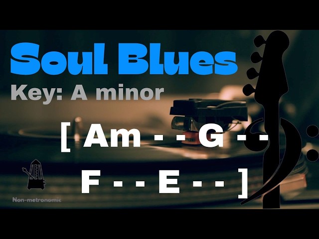 Deep Bass Even 16 Groove Practice in "A" Aeolian minor | Jam Track For Bass Guitar & Upright Bass