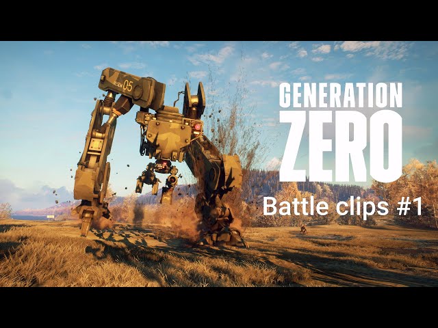 Generation Zero, some random battle clips #1