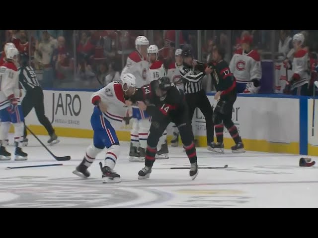🩸Multiple Fights Erupt🩸 2nd Period, Canadiens @ Senators