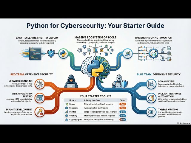 🐍 Python in Cybersecurity: Automate, Analyze, and Attack! 🛡️