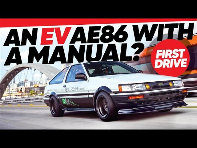 AE86 BEV Concept Drive: Yes, It’s Electric, but It Also Has a Manual Transmission (!)  It's a BLAST