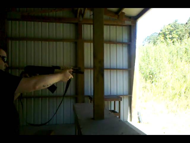 Draco c muzzle flash