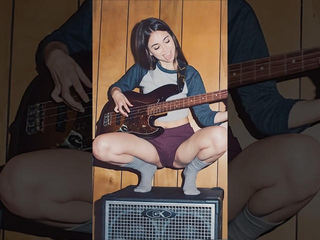 The UNLIKELIEST bass player