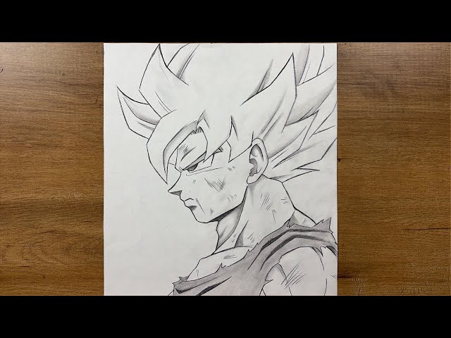 How to Draw Goku Super Saiyan (Step by Step)