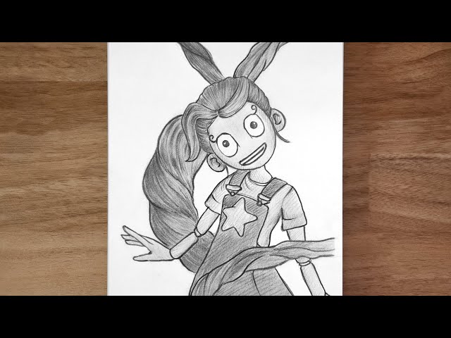 How To Draw Lily Love Braids From Poppy Playtime Easy Drawing Tutorial 