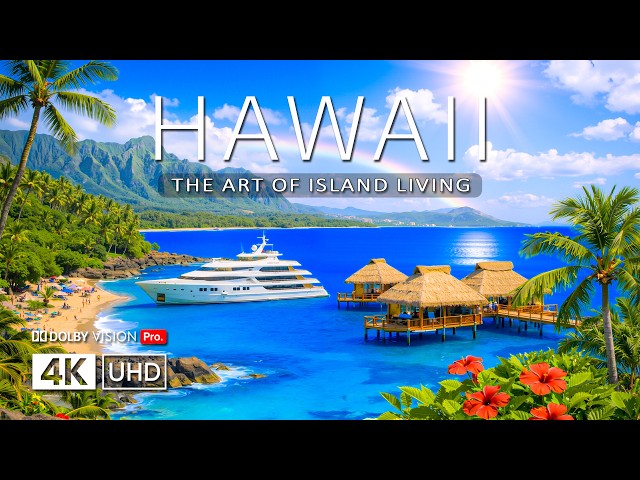 HAWAII PARADISE 4K DRONE VIEW 2026 (UHD) | Oahu, Maui, Kauai & Big Island with Deep House Music