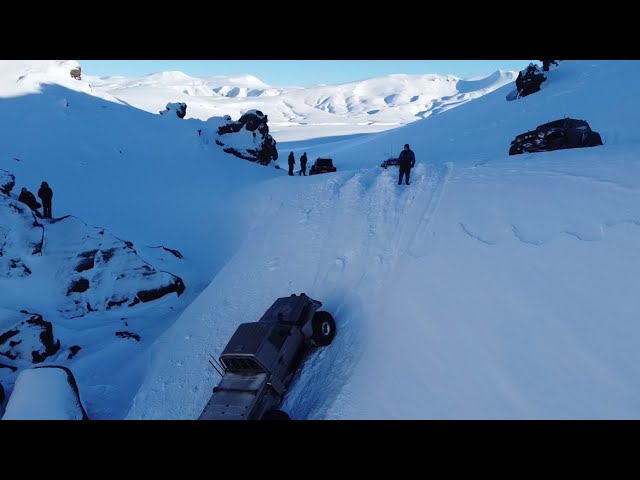 Exploring Iceland’s backcountry in highly modified 4x4’s 