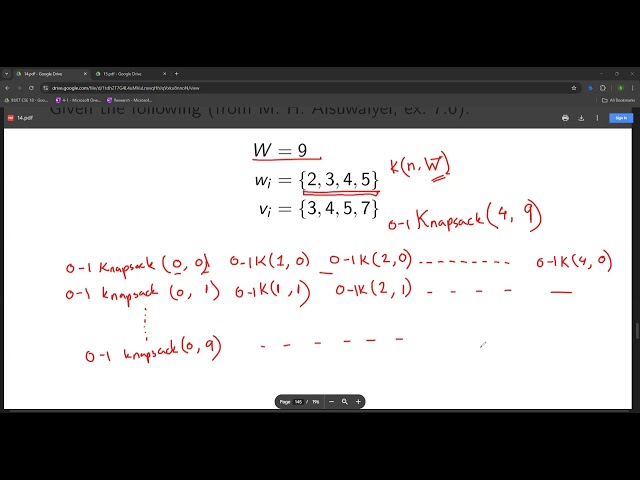 CSE 221 Section 18: Dynamic Programming - 2