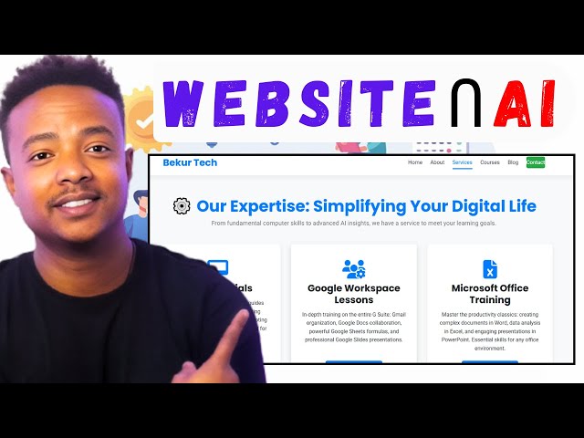 ChatGPT እና Gemini 3 በመጠቀም Website አሰራር | AI Web Development