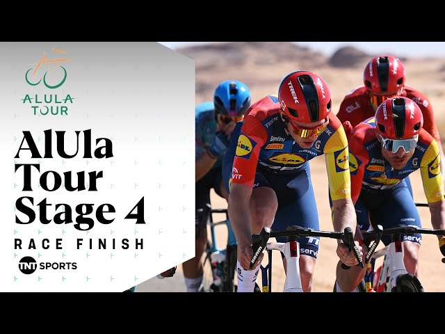 Fast Day on the Bike 👌 | Men's AlUla Tour Stage 4 Final KM's | TNT Sports Cycling