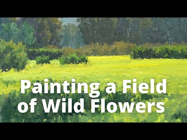 Painting a Field of Wildflowers