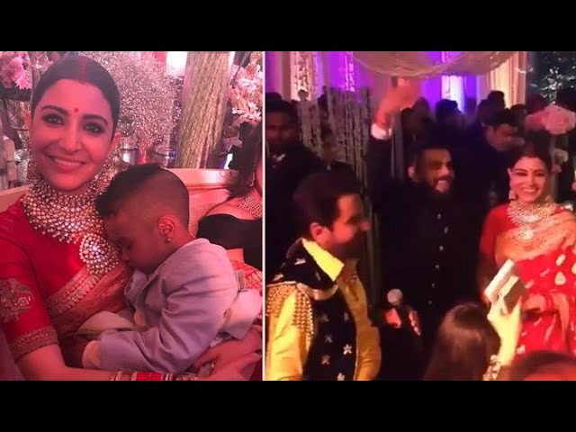 Virushka's Wedding Reception - Suresh Raina & Dhawan dancing along with his son Zoravar