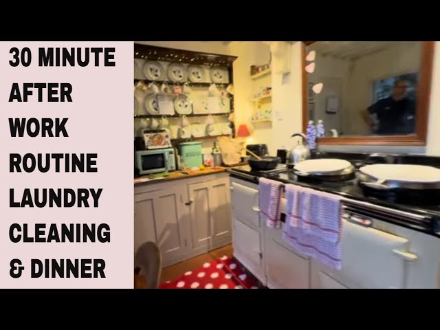 After Work Motivation | Laundry, Cleaning & Mike’s Cooking