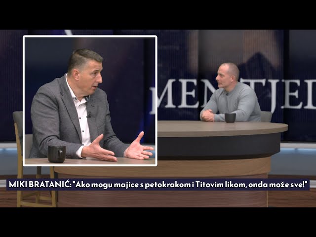 FENOMEN TJEDNA - MIKI BRATANIĆ: "Ako mogu majice s petokrakom i Titovim likom, onda može sve!"