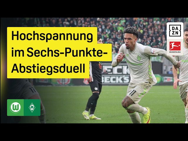 VfL Wolfsburg – Werder Bremen | Bundesliga | Matchday 27 | DAZN Highlights