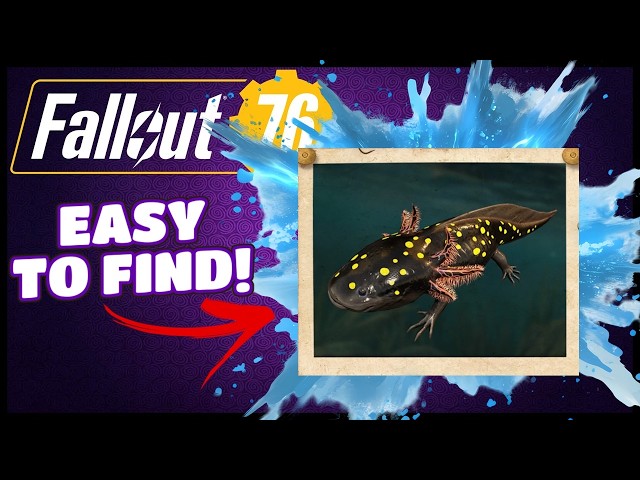 Where To Find The Dotted Axolotl - Fallout 76