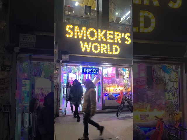 Weed shops on every corner in New York City