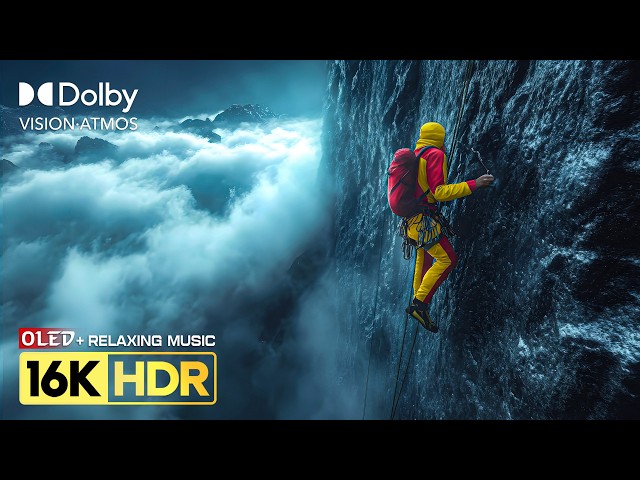No one believes it: Incredible 16K Dolby Vision HDR 120FPS | Relaxing Music (8K/4K Video TV)