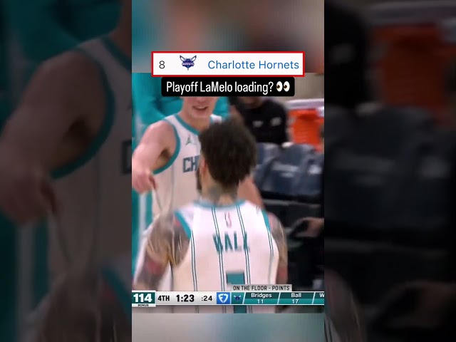 LaMelo Ball in the NBA Playoffs for the first time would be CINEMA 🍿