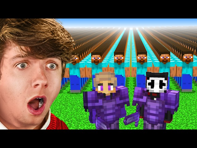 500 Hunters vs Minecraft's Deadliest Players