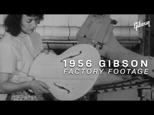 We found the only known 1950s Gibson factory footage