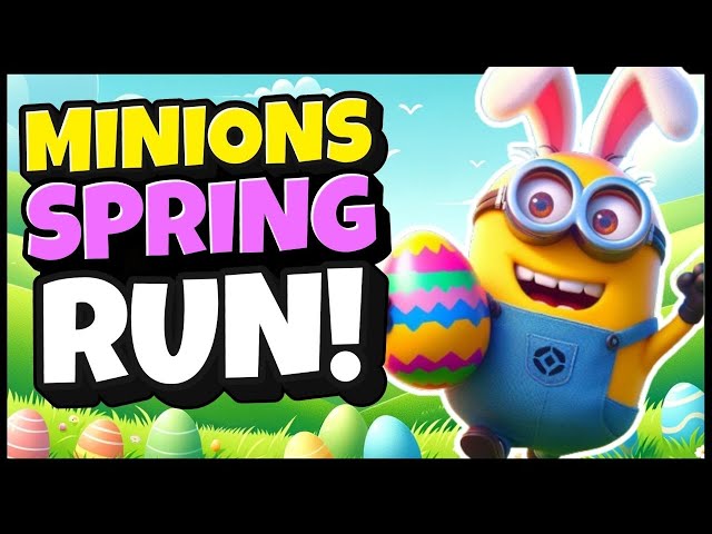 🌼 Minions Spring Run Brain Break | Fun Spring Brain Break for Kids! 🌸