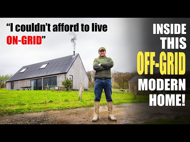 Building an Off-Grid Modern Home: His Escape from Never-Ending Bills!