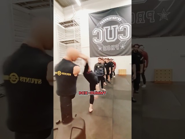 The boxing dummy strikes back❗️🥊🤯