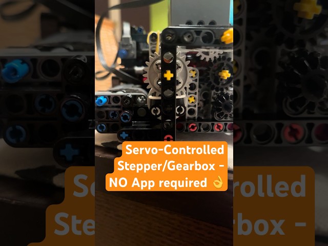 LEGO: Prototype Servo Controlled Gearbox