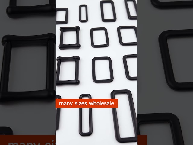 Matte Black Metal Buckles for Bag Making