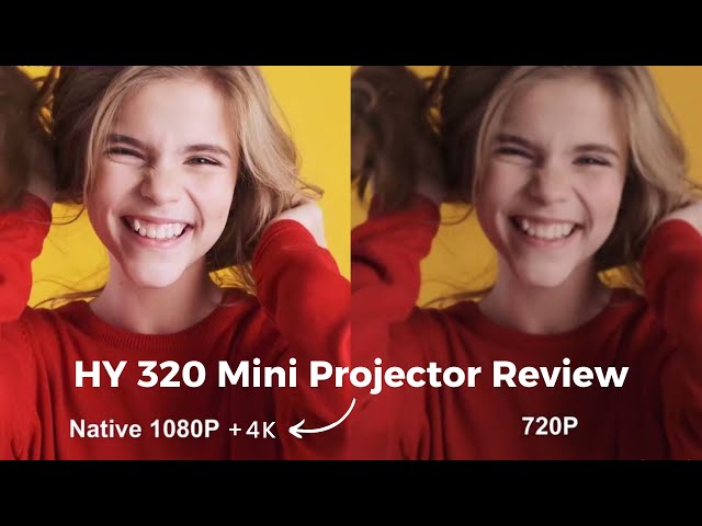 HY320 Mini Projector | Netflix-Licensed 4K Support, WiFi & Bluetooth | Full Review