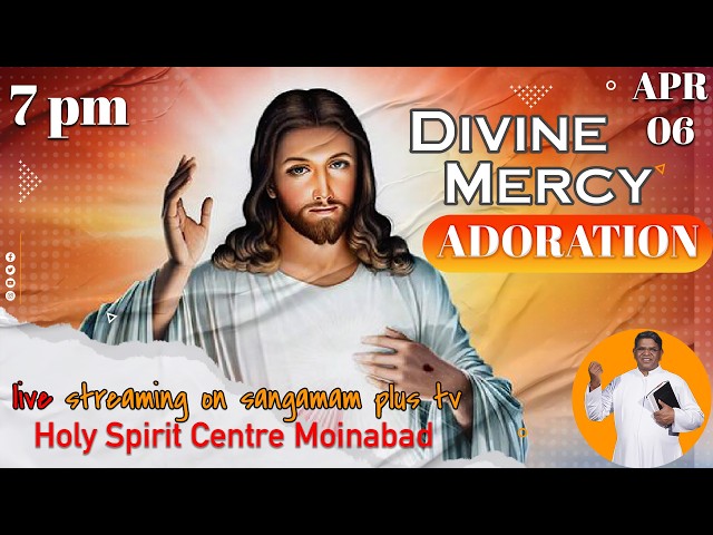 Divine Mercy Adoration | Day 1 | Rev Fr Christuraj SHS | 6th April | 7pm #adoration #divinemercy