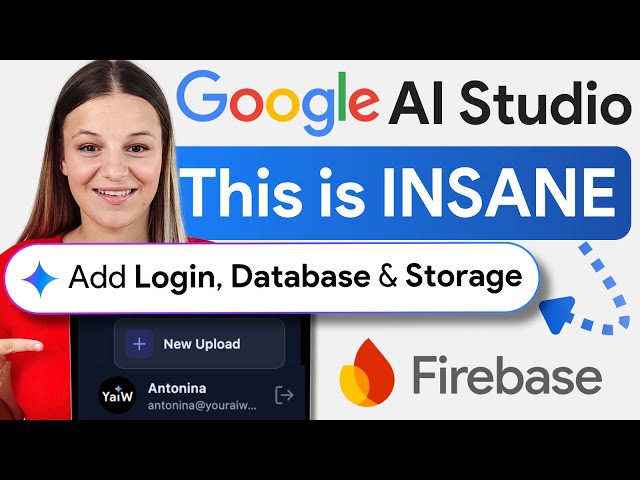 Google AI Studio Now Builds Your Backend FOR You 🤯 (Firebase + Firestore Setup)