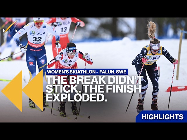 The Break Didn’t Stick. The Finish Exploded | Highlights | FIS Cross Country