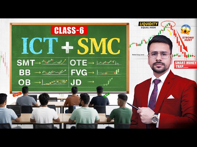 SMC + ICT Trading Concepts MASTERCLASS | ICT Trading Strategy | Trading Course (Day 6/10)