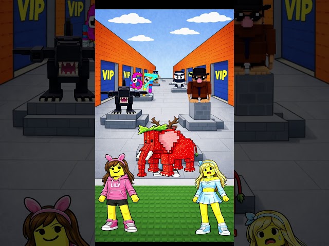 2D Animation – Survive Lava for Brainrots ( Lily Moment )