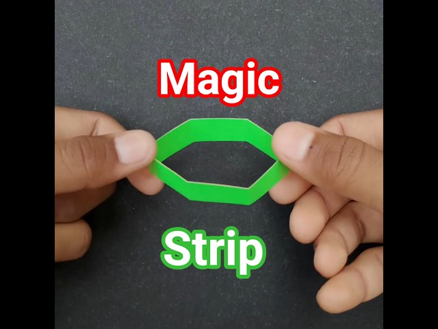 paper magic strip | paper craft origami @arttocrafts #origami #magic #shorts