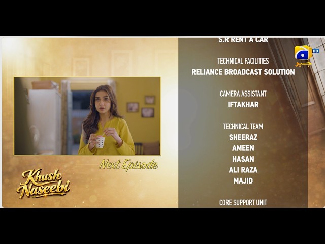 Khush Naseebi Episode 15 Teaser - 6th April 2026 - HAR PAL GEO