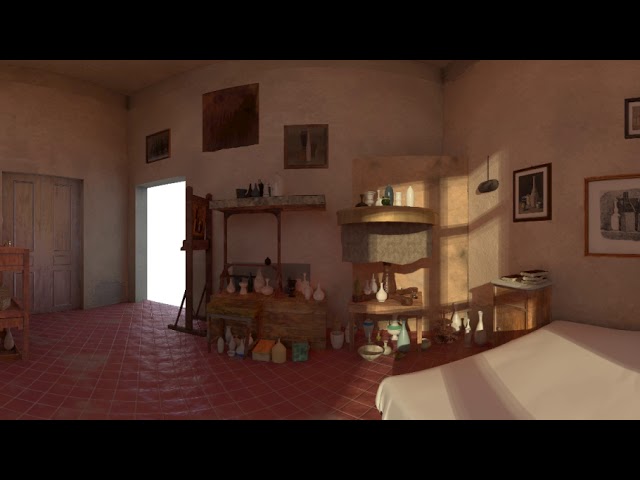 VR tour in Giorgio Morandi Studio