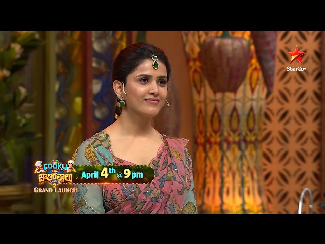 Cooku With Jathirathnalu | Season 2 | Grand Launch April 4th at 9 PM | Promo 3 | Star Maa
