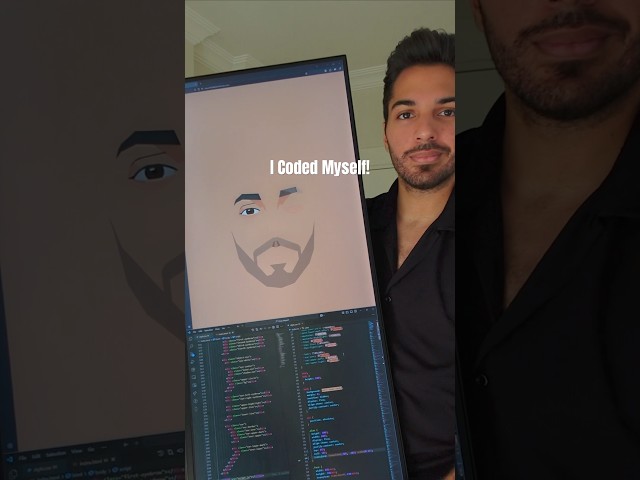 I Coded Myself with HTML & CSS! #frontend #css #html #frontenddevelopment