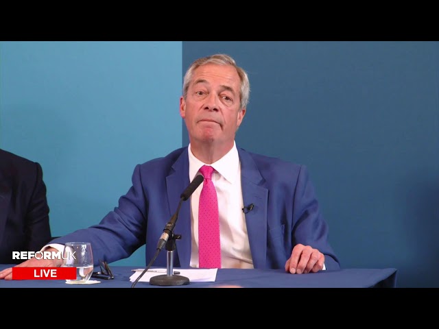 LIVE: Reform UK will protect your pension.